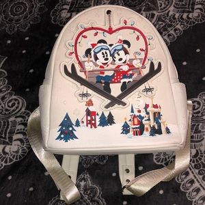 Loungefly Mickey and Minnie ski lift